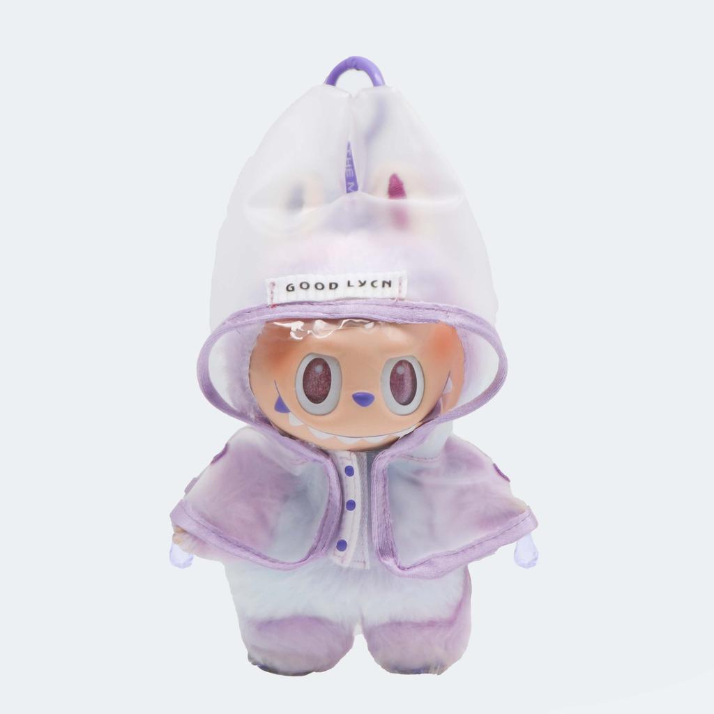 Clothes Only - 15-17cm Lafufu Doll Clothes Dolls Raincoats Waterproof Rain Boots Clothing for Labubu Outfit Match Accessories Toys