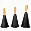 Black Stainless Steel Cone Grater for Fruits, Vegetables, Ginger, and Cheese
