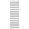 VidaXL Store Zèbre Gris Clair Largeur Du Tissu 85,9 Cm Polyester, Store Enrouleur Zébré, Store Zébré Pour Fenêtre, Store 4014493