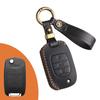 Leather Key Protective Cover Is Suitable for Wuling Baojun Folding Hongguang Special Car Key Bag.