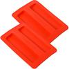 2 Pcs Toaster Cover 2 Slice Silicone,Silicone Toaster Covers 2 Slice Wide Slot,Reble Toasters Covers 2 Slices for Bread Maker,Sandwich Machine Part