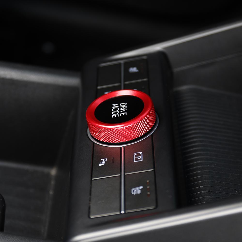 För Hyundai KONA SX2 2024-2026 Bilinteriör Aluminiumlegering Körlägesrattkåpa Trim Auto Körlägesdekorationsaccessoarer