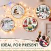 Christmas DIY Embroidery Decoration Included Hand Embroidery Kit For Adults Landscape Stitching Sewing Kit Gift Christmas Decor