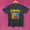 Keith Harring See No Evil, Hear No Evil, Speak No Evil Art T-Shirt