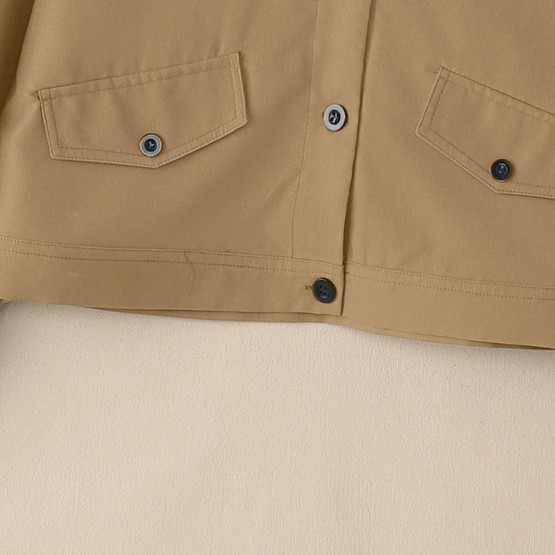 ZANZEA Dámská ležérní halenka s dlouhým rukávem s límečkem