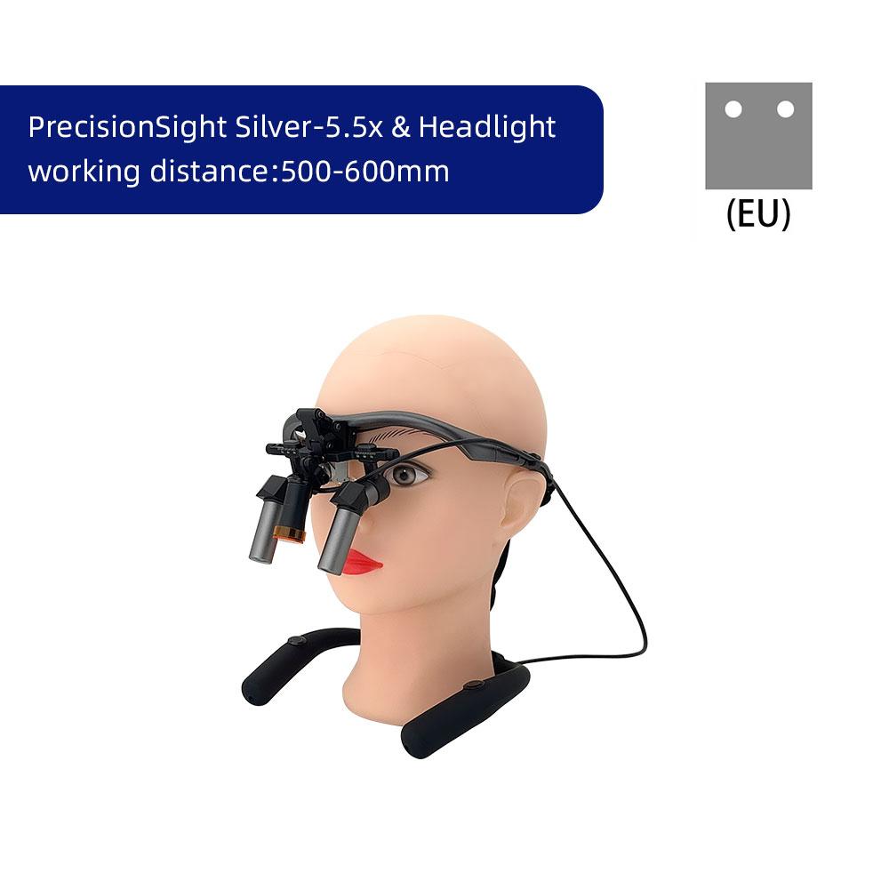 3.5X/4.5/5.5X/6.5X Dental Loupes Headlight Set Wearing Glasses Magnifying The Mirror Oral Glass Surgery Hd Led Equipment