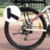 1Pair Extended Bicycles Rear Foot Peg Bike Rear Pedals Lengthened Rear Wheel Foot Bar For Stable And Comfortable Cycling