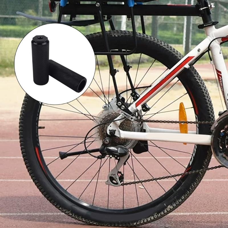 1Pair Extended Bicycles Rear Foot Peg Bike Rear Pedals Lengthened Rear Wheel Foot Bar For Stable And Comfortable Cycling