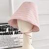 Fashion Pastoral Style Floral Bucket Hats French Striped Lace Up Wide-Brimmed Sun Hat