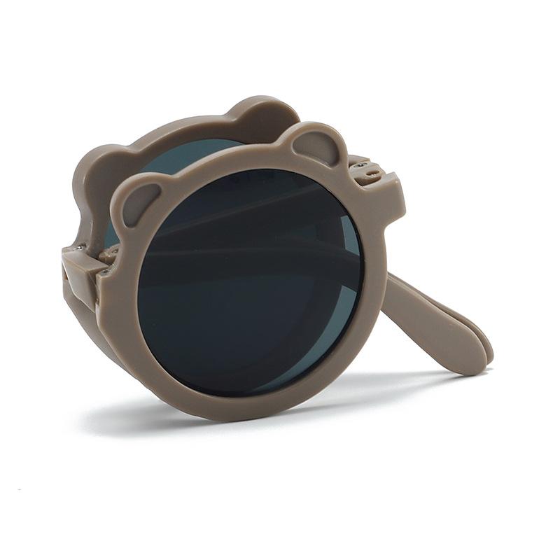 Explozivní dětské skládací sluneční brýle Baby Bear Tide Cool pro kluky a holky na cestování s UV ochranou