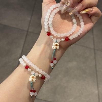 Triple-Circle Cute Cat Paw Bracelet – Soft, Sweet, and Perfect for Students or Couples, Ideal As a High-Value Gift for Best Friends.