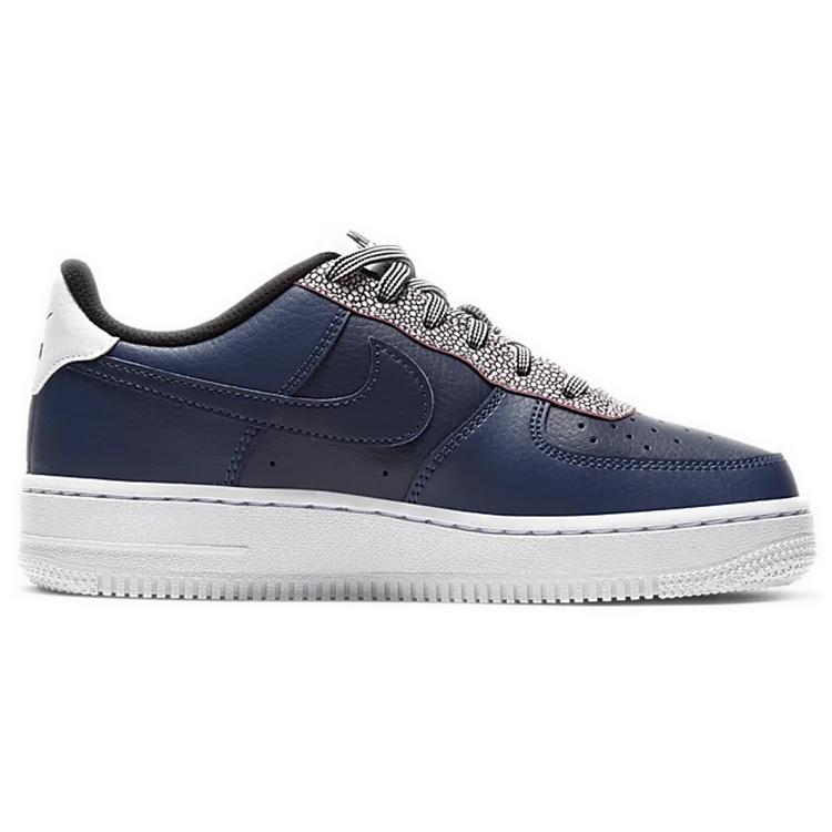 New Nike Air Force 1 LV8 4 Low Top Kids' Skateboarding Shoes Blue White Teenagers CN5715-400