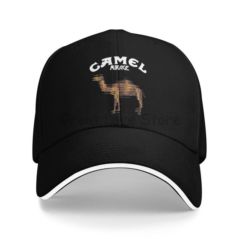 Kamel Mirage Band Druck Baseballkappen Unisex Verstellbar Sandwich Hut Vintage Outdoor Sommer Reise Sonnensnapback Kappe Dropshipping