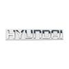 Emblem for Hyundai Logo Letters Sticker Car Rear Trunk Badge for Sonata Tuscon Santafe I40 I30 I10 I20 IX35 IX20 Solaris Tuscani ZZ35