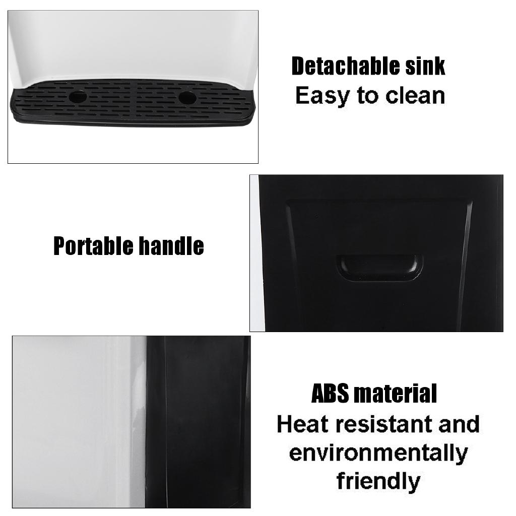 220V Cold And Hot Drink Machine 500W Drink Water Dispenser Desktop Water Holder Heating Cooling Water Fountains Boiler Drinkware Tools