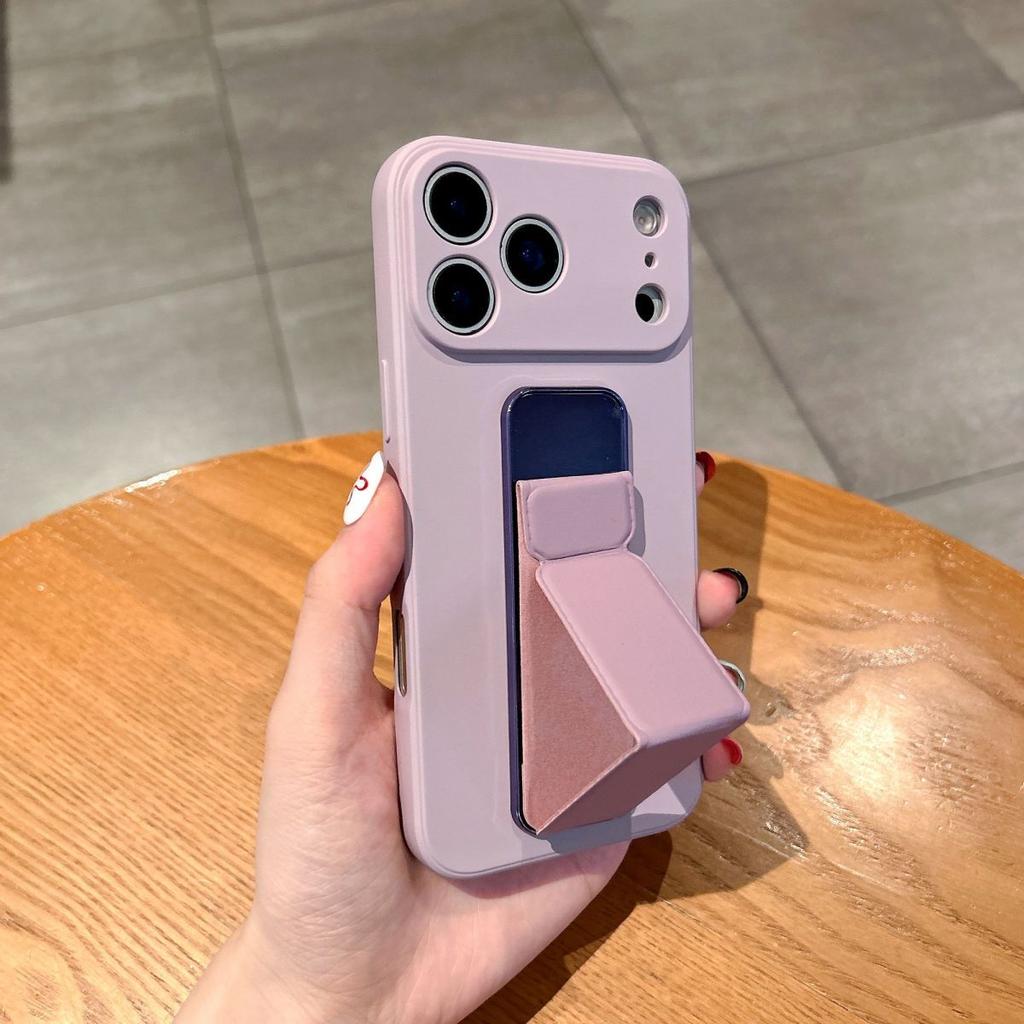 Magnetic Vertical And Horizontal Stand Protective Case for iPhone 17 Air 17 Pro Max Liquid SiliconeHard Wristband Phone Cover