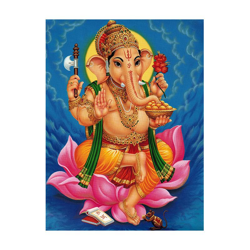 Drucke Moderne Wand Kunstwerk Modulare Bild Wohnkultur Abstrakte Indien Buddha Hindu Götter Herr Shiva Porträt MalereiPoster