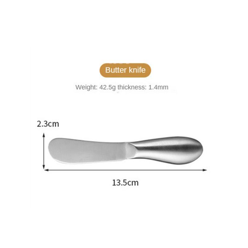 1PC Butter Knife Cheese Tools Sets Cheese Cutter Toast Knife Cheese Fruit Jam Peanut Butter Sauce Knife For Kitchen Accessories