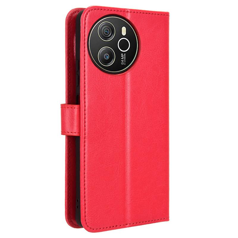 For Blackview Shark 8/Oscal Tiger 12 Wallet Case Crazy Horse Texture Leather Phone Cover