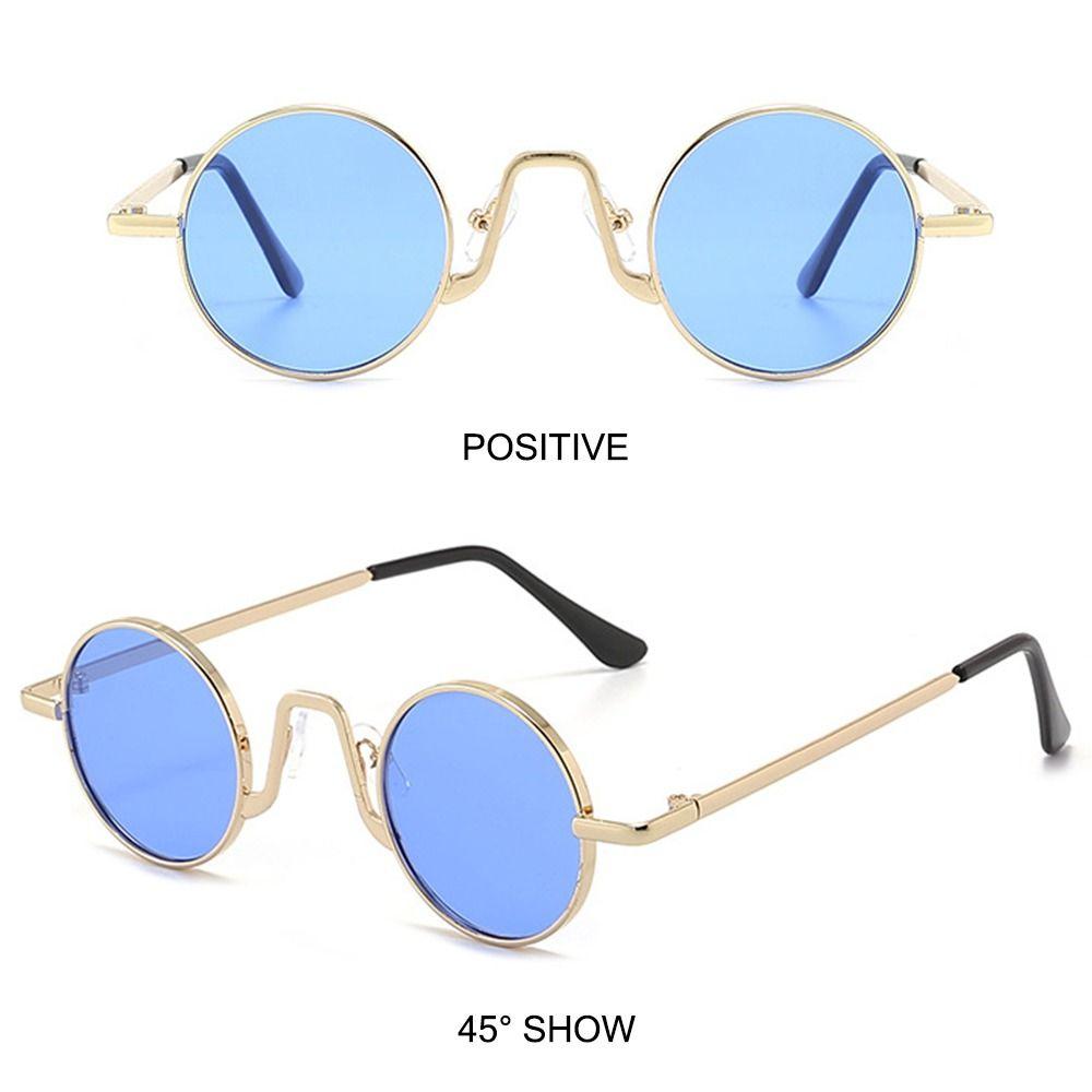 Colorful Small Round Sunglasses Hippie Sun Glasses  for Party/Beach/Travel/Streetwear