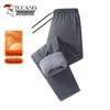 Pantaloni invernali foderati in pile da uomo