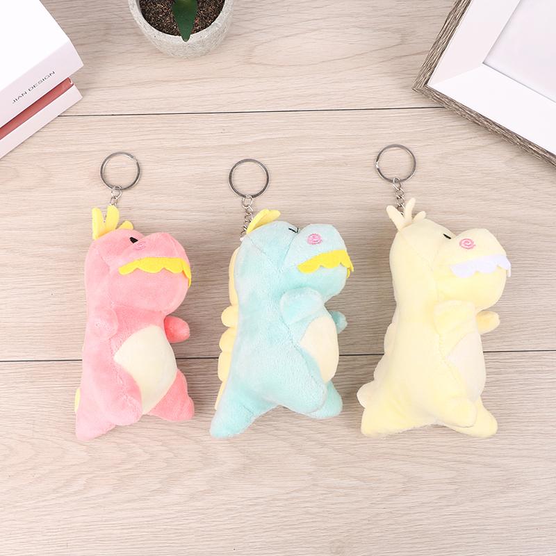 1Pcs Cute Little Dinosaur Pendant Doll Plush Toy Key Chain Bag Pendant Doll Kids Gifts