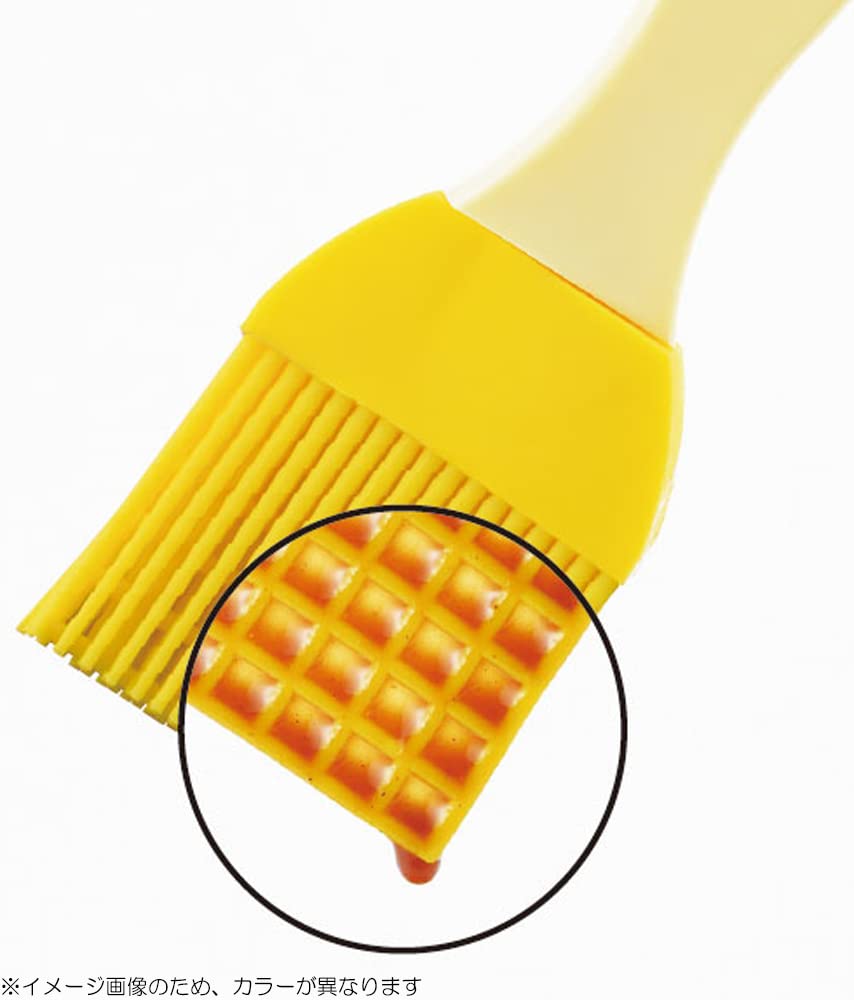 Kanda Silicone x Made in Silicone Brush for Restaurants and 066105 Brush, 4.4 20.8 cm, Large, Japan, Bakeries, Ivory,