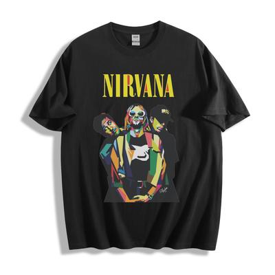 Nirvana Band T-Shirt - Lebendiges Pop-Art Trio Design Unisex T-Shirt