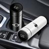 Car Smart Thermos Bottle With Temperature Display Coffee Cup For BMW Mini Cooper F54 F55 F56 R56 R60 SONE Roadster Clubman Coupe