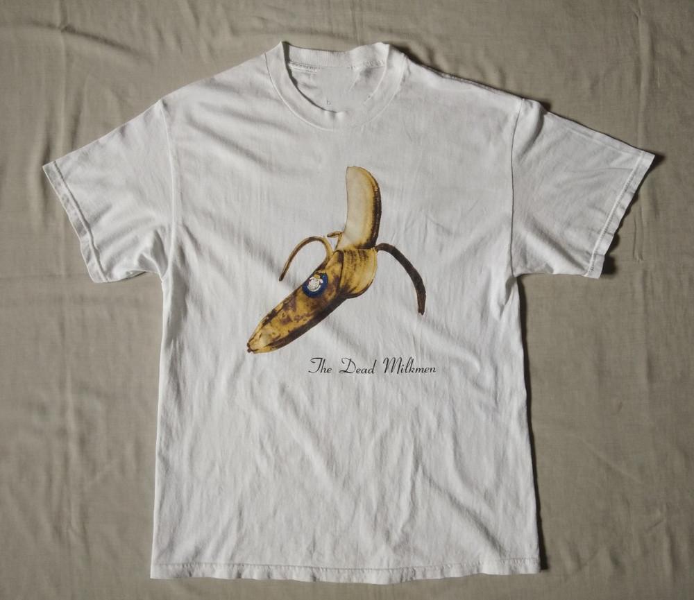 New Popular The Dead Milkmen White T-Shirt Cotton Full Size RD187 Unisex T-Shirt S