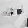 Aluminum alloy storage rack, minimalist style, no drilling, living room, kitchen, bathroom, wall mounted storage rack
