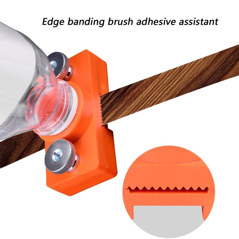 Manual Edges Bander Gluing Spreader for Uniform Coating On Wood Panels Furniture Edges Adjustable Width for DIY Use