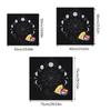 Tarot Karten Tischdecke Altar Tuch Mondphasen Astrologie Tischdecke Divination Kartenmatte Wandteppich Wanddekoration