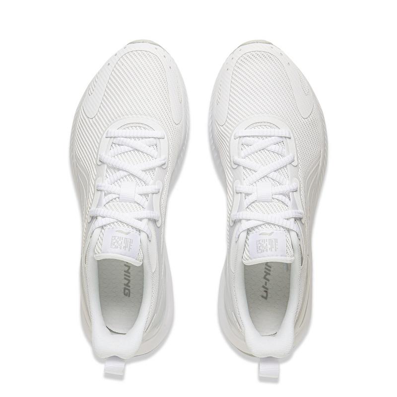 New LiNing Cushioning Anti-Slip And Wear-Resistant Low-Top Casual Running Shoes Women's Standard White ARHV022-3
