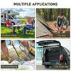 Elastic Strap with Hook Bungee Cord Heavy Duty Outdoor Elastic Bungee Strap for Luggage Roof Rack Tents Tarps