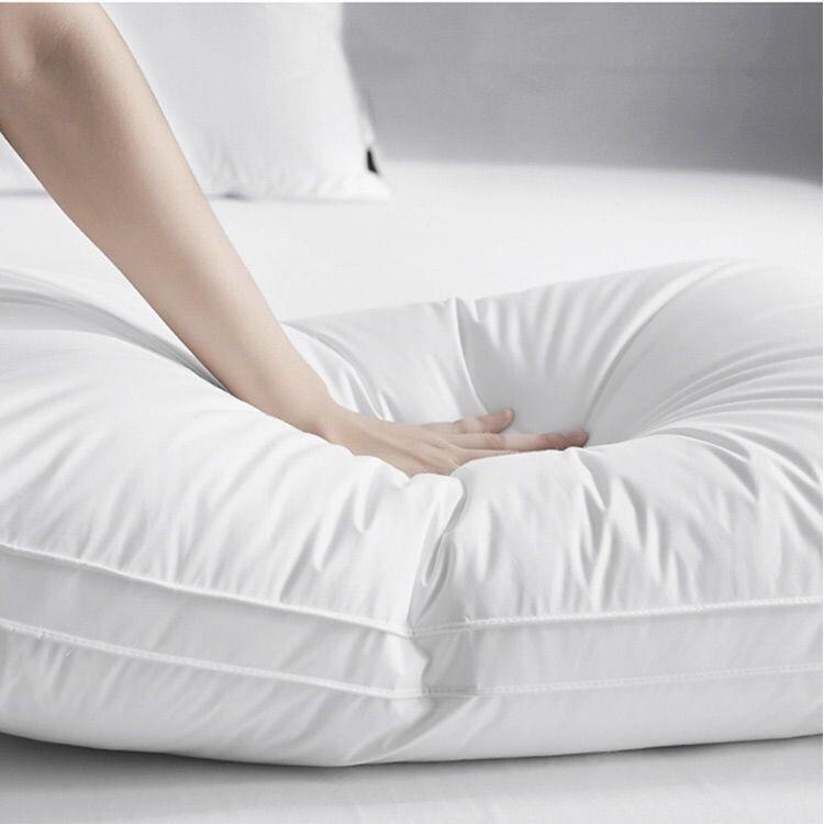 

Full cotton five-star hotel and homestay special pillow for cervical vertebrae and pillow core not to collapse for household use 48X74 980g