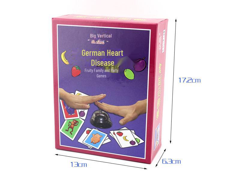 Big Bell German Heart: Family Party Card Game with Punishment Cards