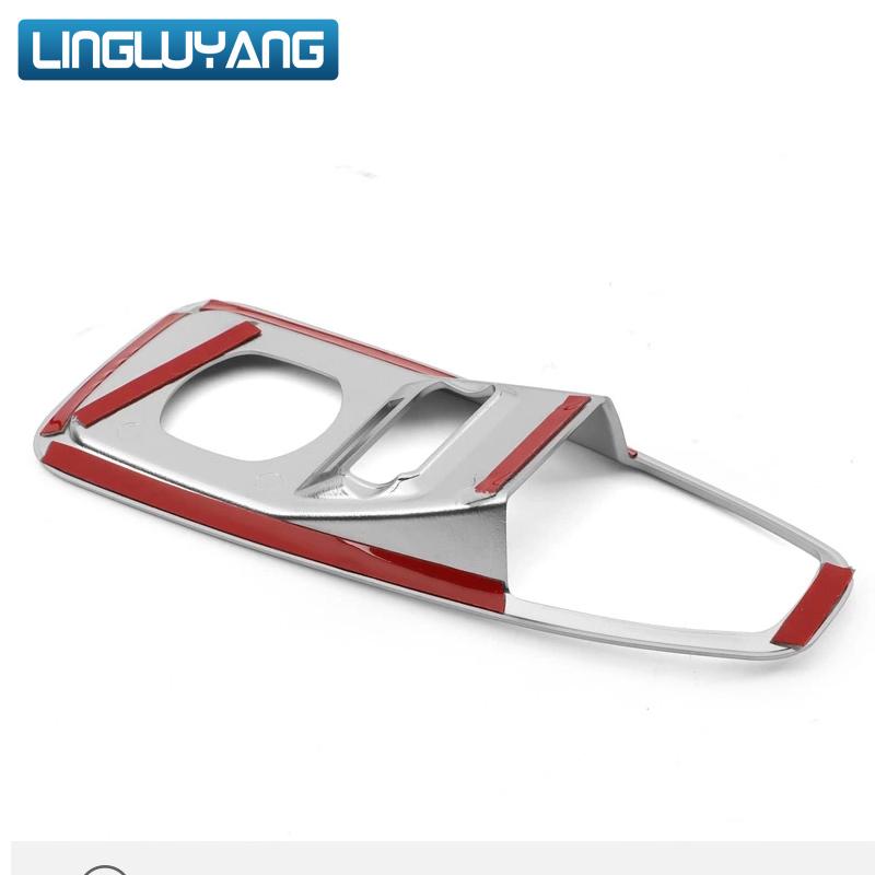 Biltillbehör för Volvo xc60 modifierad stall handbroms dekorativa ljudjustering panel klistermärken s90 xc90 v90cc v60