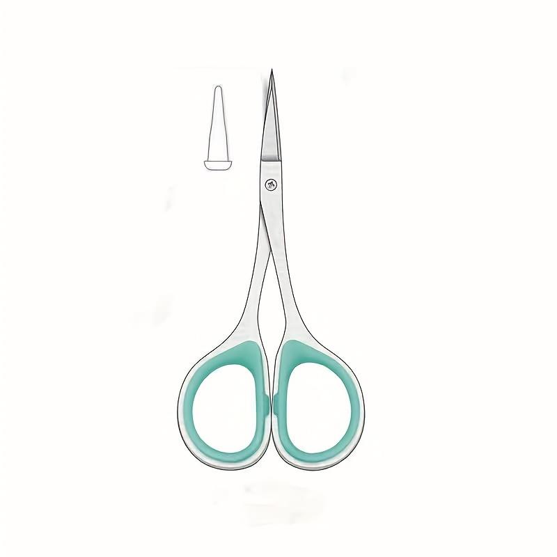 High Quality Warping Tip Cuticle Scissors Anti-slippery Handle Manicure Stainless Steel Nail Skin Cuticle Trimmer Nippers