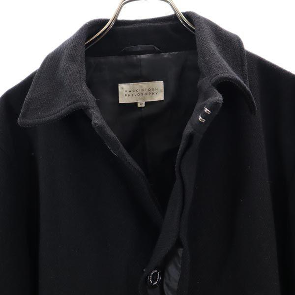 MACKINTOSH PHILOSOPHY wool Stainless collar coat 42 Brown Men's Used