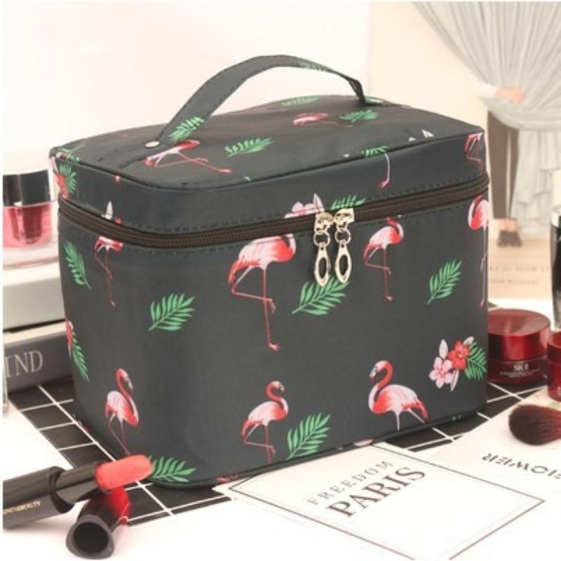 New Portable Cosmetic Bag Waterproof Small Fresh Female Cute Portable Multi-functional Travel Cosmetics Wash Storage Bag
