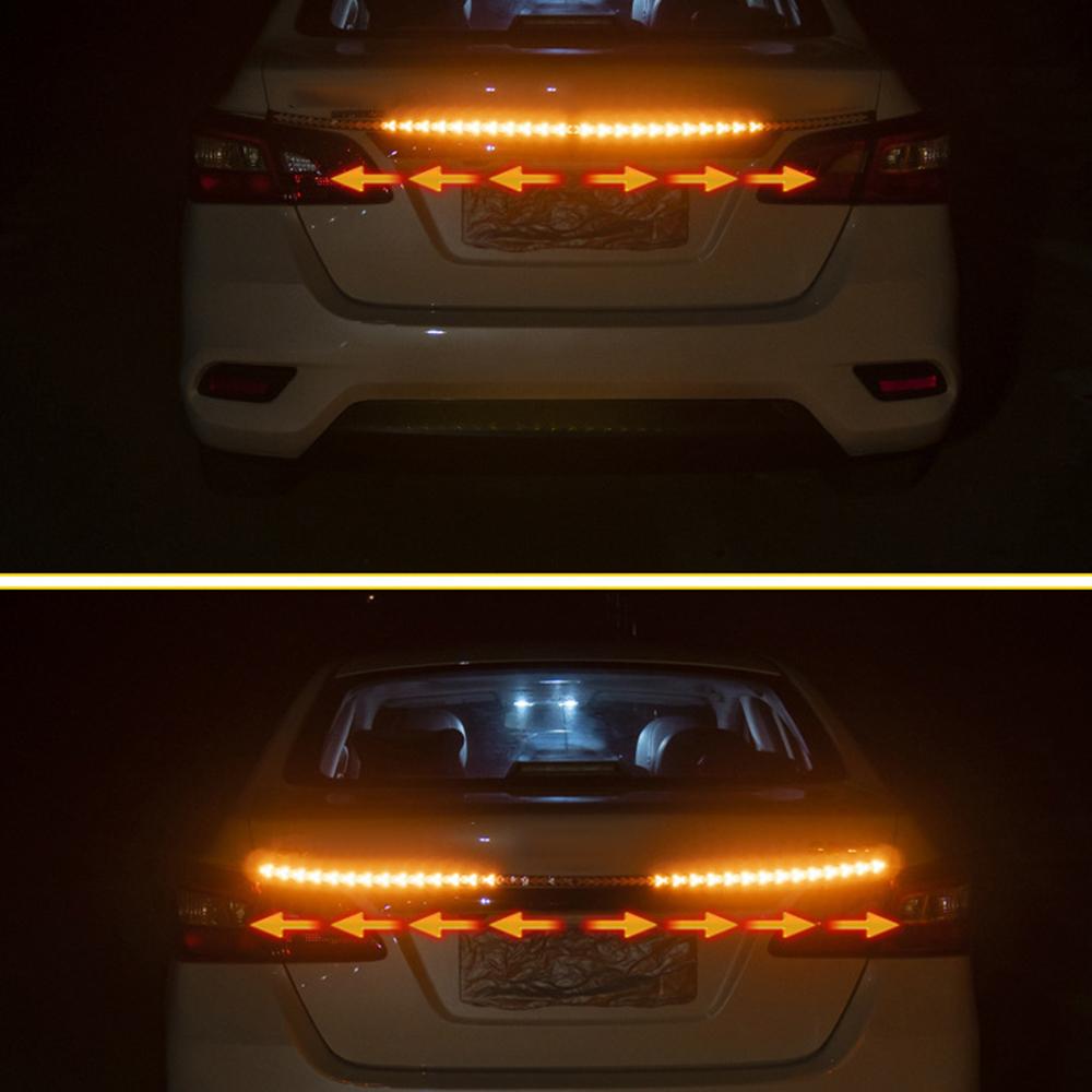 Auto Streifen Blinker Leuchte Fließend Dynamisch Warnung Brems Rücklicht LKW LED Heckklappenlicht Pfeil LED Streifen 12V 24V