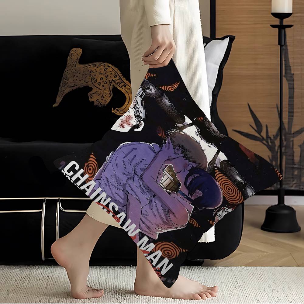 Chainsaw Man The Movie Reze Arc Pillow Cover For Bedroom Room And Living Room Sofa Decorative Cushion Cover