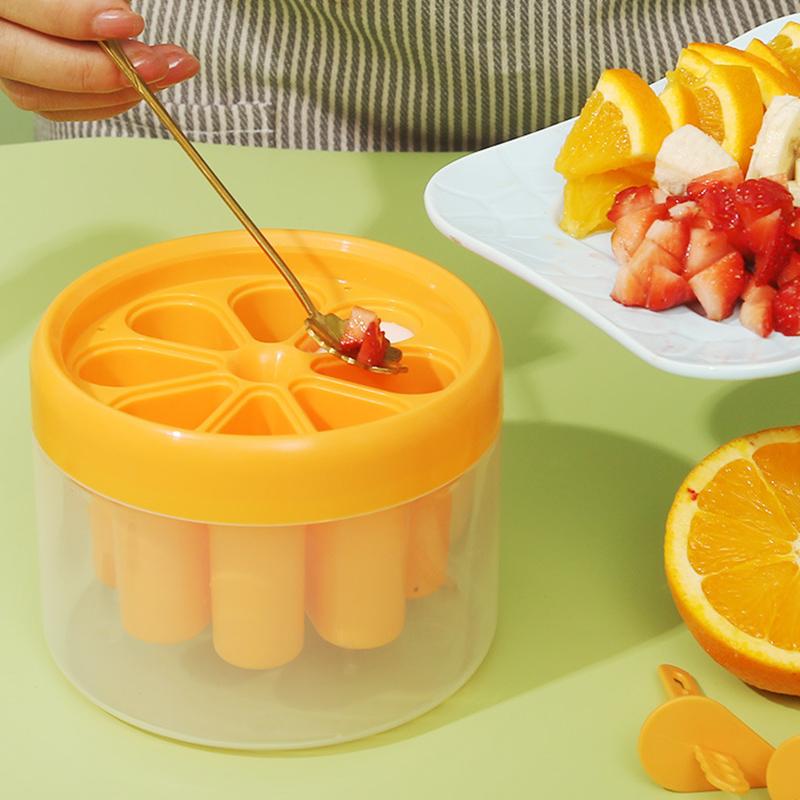 8 Holes Easy Release Ice Molds, Diy Popsicle Maker With Quick Freezing Technology For Home Ice Bars, Homemade Ice Cream Mold