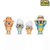 Spot Bluey Family Holiday Figure 4 Pack Family Trip Action Figures Birthday Present Decorative Ornaments On The Tabletop