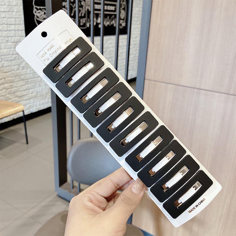 

Матовые разноцветные акриловые заколки для волос в стиле Моранди – набор из 10 штук для девочек