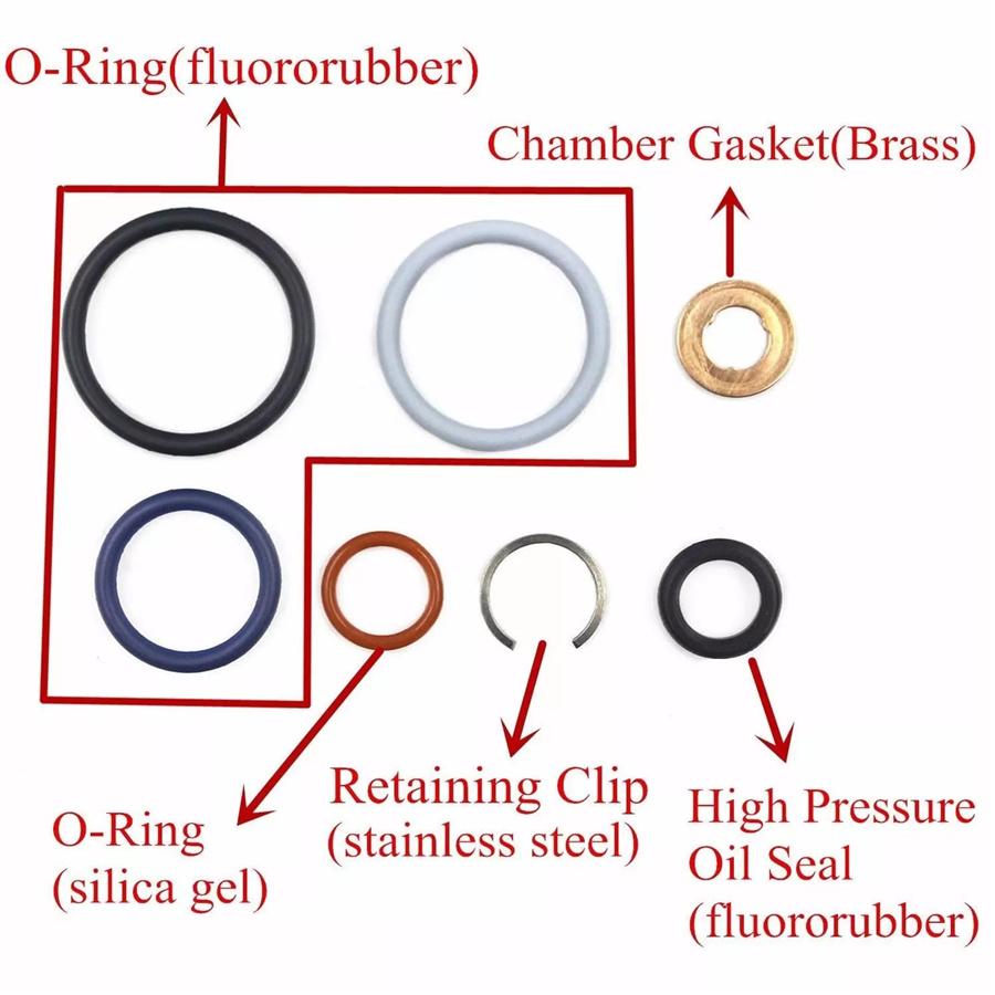 8Pc Fuel Injector O-Ring Kit Ford 6.0L