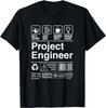 Projektingenieur Lustiges sarkastisches Etikett T-Shirt
