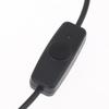 1Pcs Usb Extension Cable With On Off Switch Led Indicator For Raspberry Pi Pc Usb Fan Led Lamp Data Sync Usb 2.0 Extender Cord
