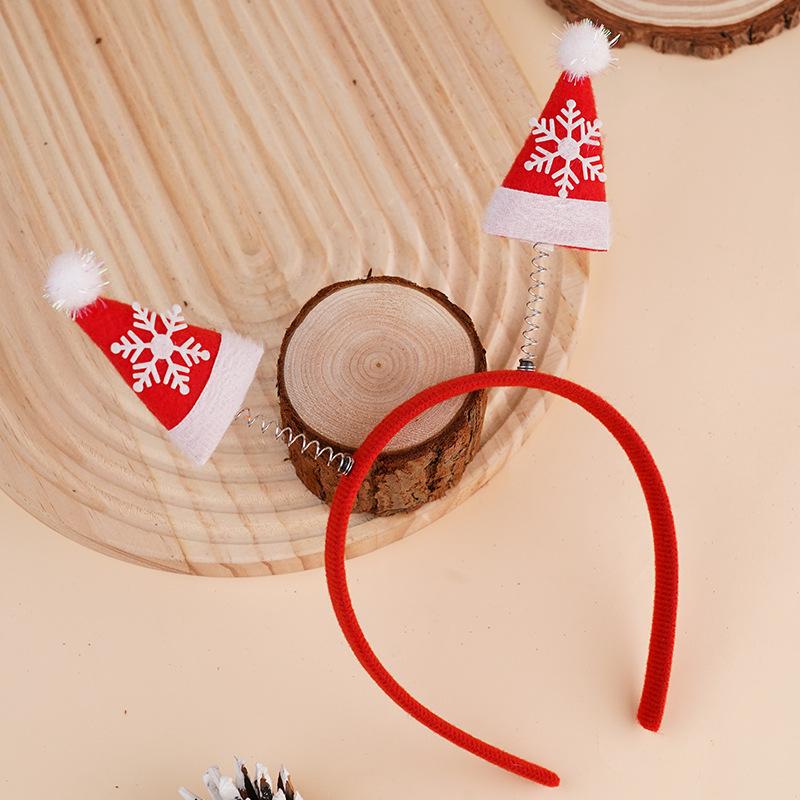 Świecące Świąteczne Akcesoria do Włosów Bałwana: Świecąca opaska i spinka do włosów dla dorosłych i dzieci